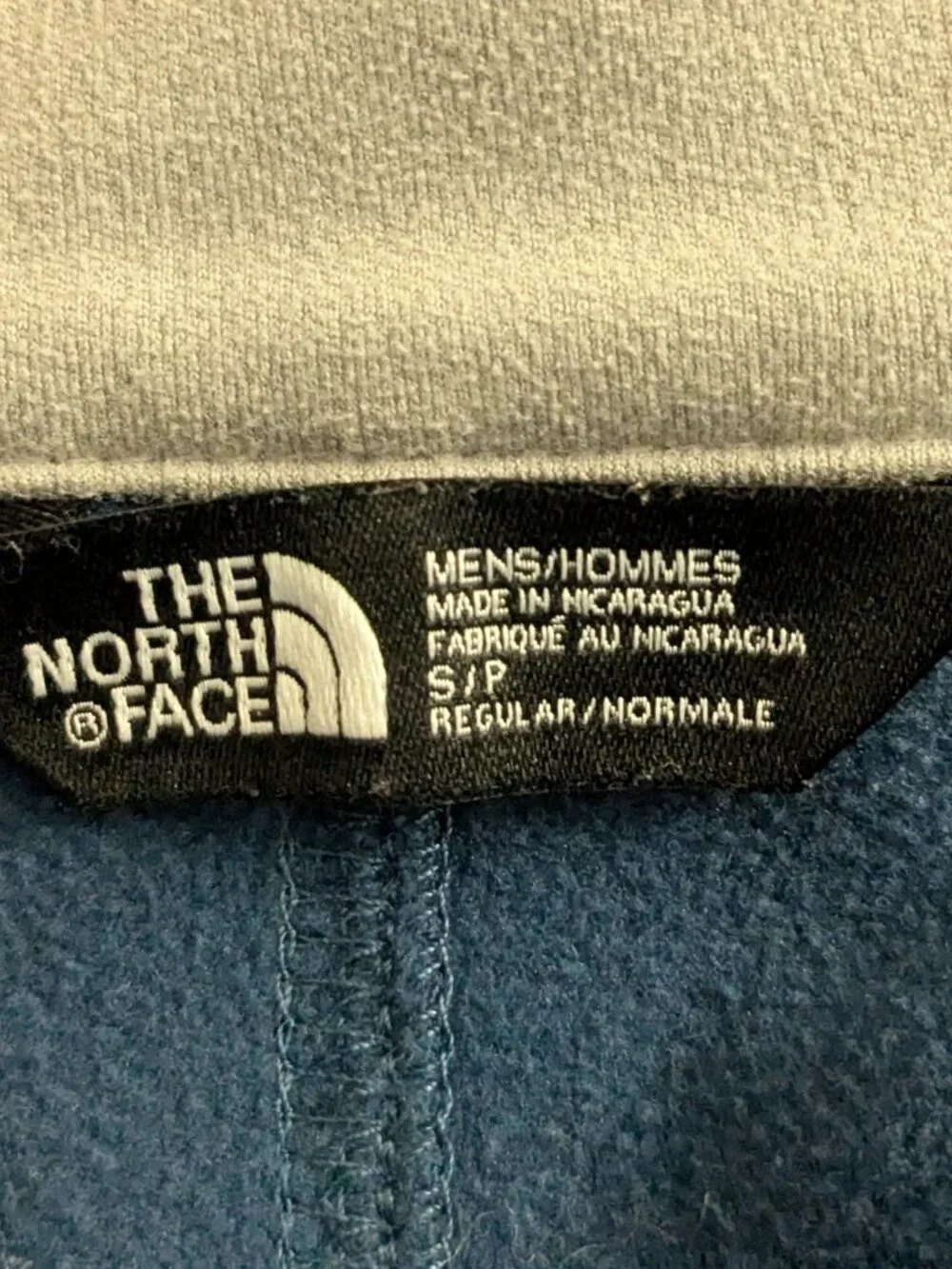 The North Face Men's Glacier Full Zip Fleece Jacket Size S Blue .